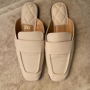 Zara cream flats size 9